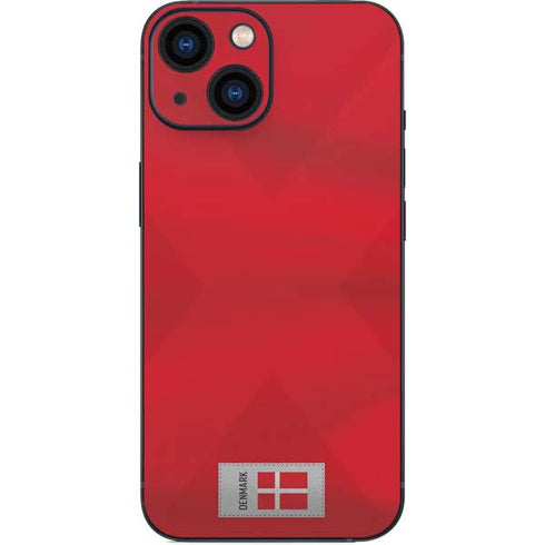 Denmark Soccer Flag iPhone 13 Mini Skin